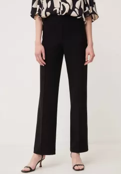 Joseph Ribkoff pantaloni femei, culoarea negru, drept, high waist, 153088 imagine