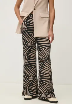 Joseph Ribkoff pantaloni femei, culoarea negru, drept, high waist, 251085 imagine