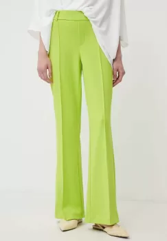Joseph Ribkoff pantaloni femei, culoarea verde, drept, medium waist, 241248 imagine