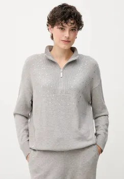 Joseph Ribkoff pulover culoarea gri, cu turtleneck, 254933 imagine