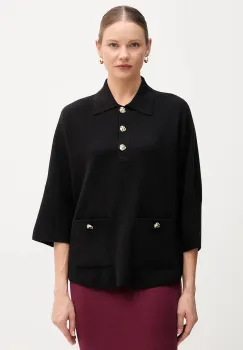 Joseph Ribkoff pulover culoarea negru, 253962 imagine