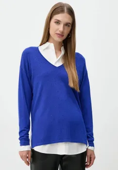 Joseph Ribkoff pulover femei, culoarea albastru marin, light, 244923 imagine