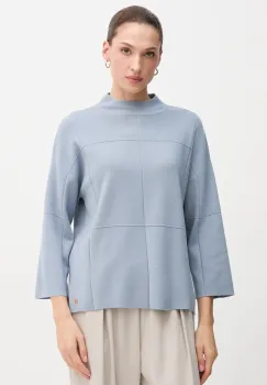 Joseph Ribkoff pulover light, cu turtleneck, 261981 imagine