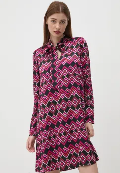 Joseph Ribkoff rochie culoarea negru, mini, evazati, 243174 imagine