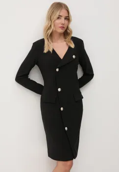 Joseph Ribkoff rochie culoarea negru, mini, mulata, 234153 imagine