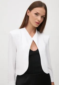 Joseph Ribkoff sacou culoarea alb, desfacut, neted, 213707 imagine