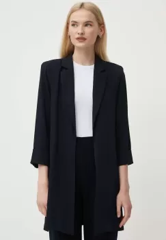 Joseph Ribkoff sacou culoarea albastru marin, desfacut, neted, 211361 imagine