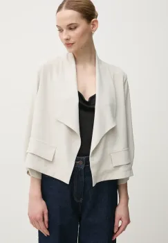 Joseph Ribkoff sacou culoarea bej, desfacut, neted, 251088 imagine