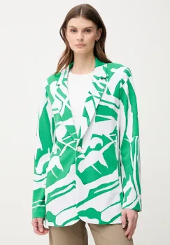 Joseph Ribkoff sacou culoarea verde, un singur rand de nasturi, modelator, 242230 imagine