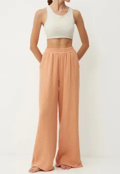 JOYINME pantaloni Rest 2.0 femei, culoarea portocaliu, lat, high waist, Rest 2.0 imagine