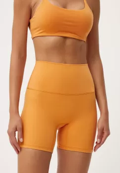 JOYINME pantaloni scurti de yoga Movement culoarea portocaliu, neted, high waist, Szorty.Movement imagine