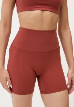 JOYINME pantaloni scurti de yoga Movement culoarea portocaliu, uni, high waist, Szorty.Movement imagine