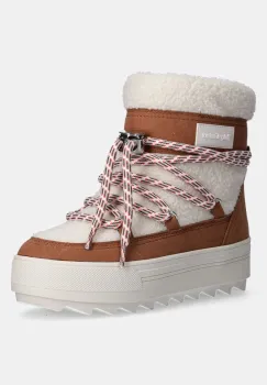 Juicy Couture cizme de iarna JUICY SNOW BOOT culoarea bej, JCFBTS224022 imagine