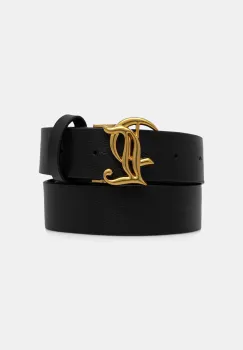 Juicy Couture curea de piele JC culoarea negru, WIJJ98537WL7 imagine