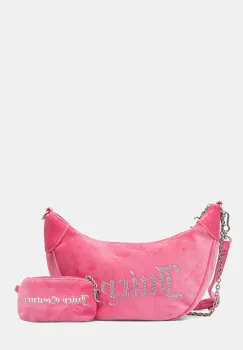 Juicy Couture geanta croissant pentru femei de velur Kimberly imagine