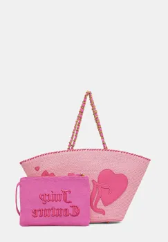 Juicy Couture geanta de plaja pentru femei impletita ALMA BEACH BASKET imagine