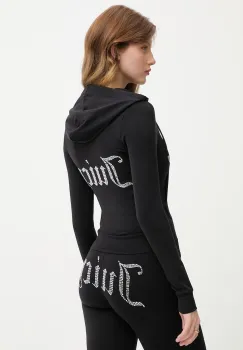 Juicy Couture hanorac cu fermoar pentru femei cu bumbac OOLA HOODIE imagine