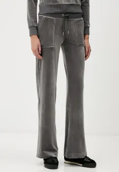 Juicy Couture pantaloni de trening Layla culoarea gri, uni, JCSEBJ001 imagine