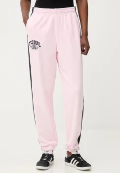 Juicy Couture pantaloni de trening pentru femei, cu bumbac CREST TRACKPANT imagine