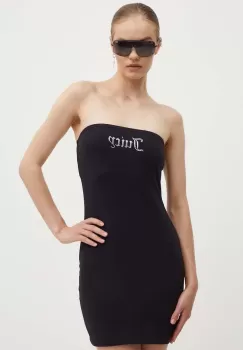 Juicy Couture rochie BABETTE JERSEY DRESS culoarea negru, mini, mulata, JCWED24303 imagine