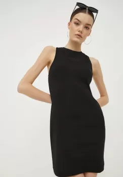 Juicy Couture rochie culoarea negru, mini, mulata imagine