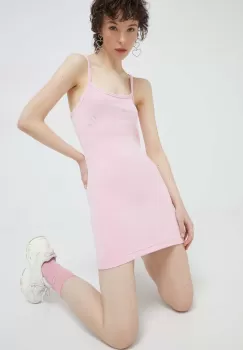 Juicy Couture rochie culoarea roz, mini, mulata imagine