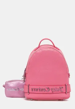 Juicy Couture rucsac Jasmine femei, culoarea roz, mic, cu imprimeu, BIJJM3061WVP000 imagine