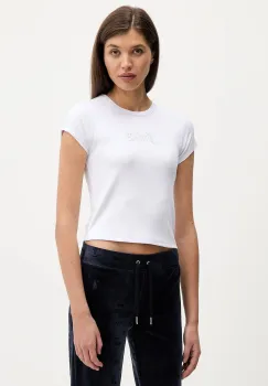 Juicy Couture tricou culoarea alb, JCWCT126301 imagine