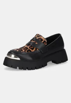 Just Cavalli mocasini culoarea negru, cu toc plat, 79RA3S88ZSD18LS1 imagine