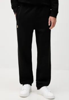 Just Cavalli pantaloni de trening din bumbac culoarea negru, uni, 79OAAT06 CF500 imagine