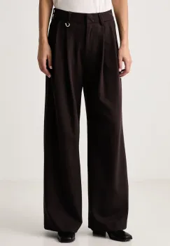 Just Cavalli  pantaloni wide leg pentru femei cu vascoza imagine