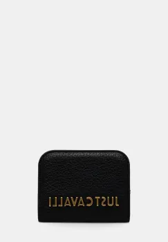 Just Cavalli portofel femei, culoarea negru, 77RA5PD3 ZSB22 imagine