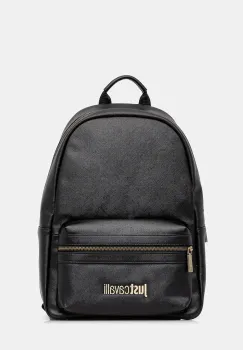 Just Cavalli rucsac culoarea negru, mare, uni, 79QA4B30 ZSB85 imagine