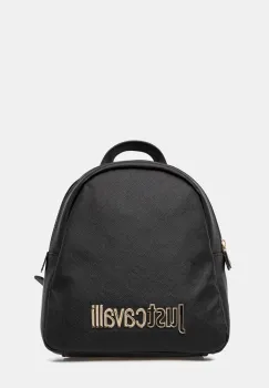 Just Cavalli rucsac femei, culoarea negru, mic, uni, 78RA4BBD ZS766 imagine