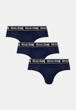 Just Cavalli slip 3-pack culoarea bleumarin, 79OAJU01 CJUT2 imagine