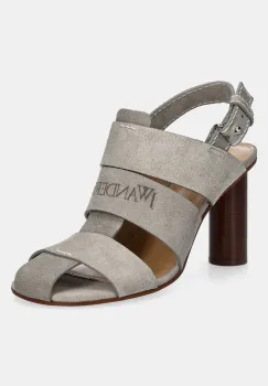 JW Anderson sandale din piele intoarsa culoarea gri, SN0097 LA0359 929 imagine
