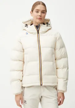 K-Way geaca culoarea bej, de iarna, K3126WW imagine