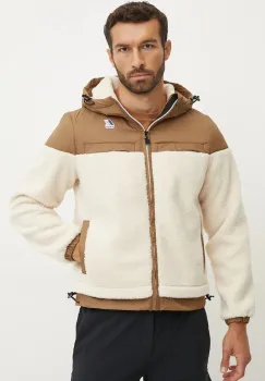 K-Way geaca culoarea bej, de tranzitie, K71341W imagine