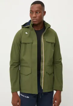 K-Way geaca de ploaie barbati, culoarea verde, de tranzitie, K7126VW imagine