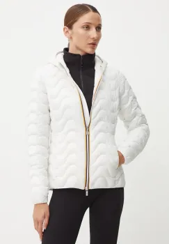 K-Way geaca femei, culoarea alb, de tranzitie, K5126IW imagine