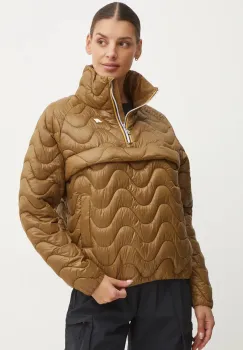 K-Way geaca femei, culoarea maro, de iarna, K6126EW imagine