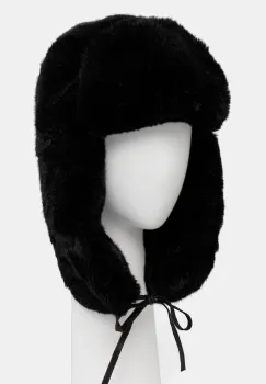 Kangol caciula FAUX FUR TRAPPER culoarea negru, K4301ST.BK001 imagine
