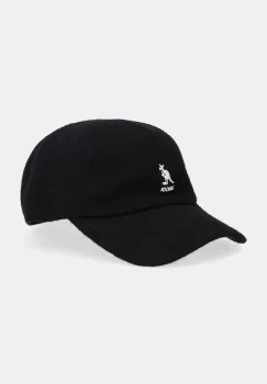 Kangol sapca captusita cu lana SPACECAP culoarea negru, K3660.BK001 imagine
