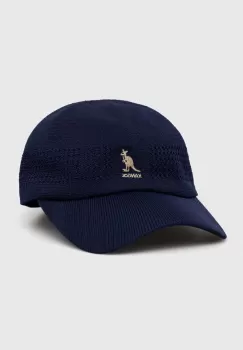 Kangol sapca culoarea albastru marin, cu imprimeu imagine