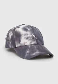 Kangol sapca de baseball din bumbac culoarea gri, modelator imagine