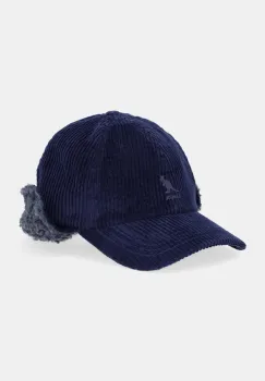 Kangol sapca de baseball din bumbac EARFLAP culoarea bleumarin, K5470.HI501 imagine
