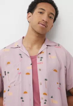 Kaotiko camasa barbati, culoarea roz, relaxed imagine