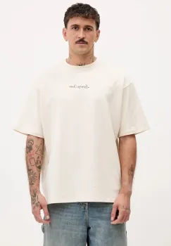 Kaotiko tricou din bumbac culoarea bej, cu imprimeu, AR017-01S-G002 imagine