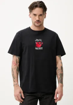 Kaotiko tricou din bumbac culoarea negru, cu imprimeu, AQ064-01-G002 imagine