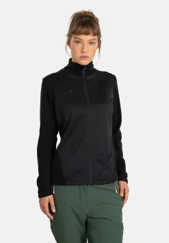Kari Traa hanorac fleece KARI culoarea negru, uni, 622573 imagine